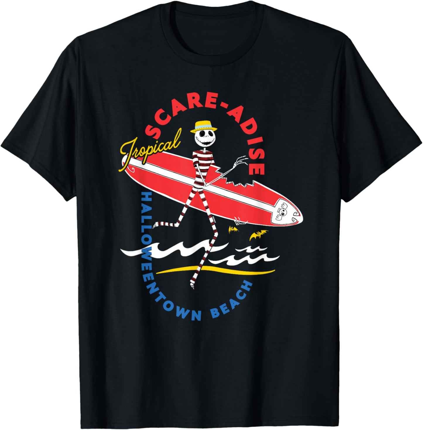 Disney The Nightmare Before Christmas Beach Scare-adise Jack Small T-Shirt - T-Shirt | Black