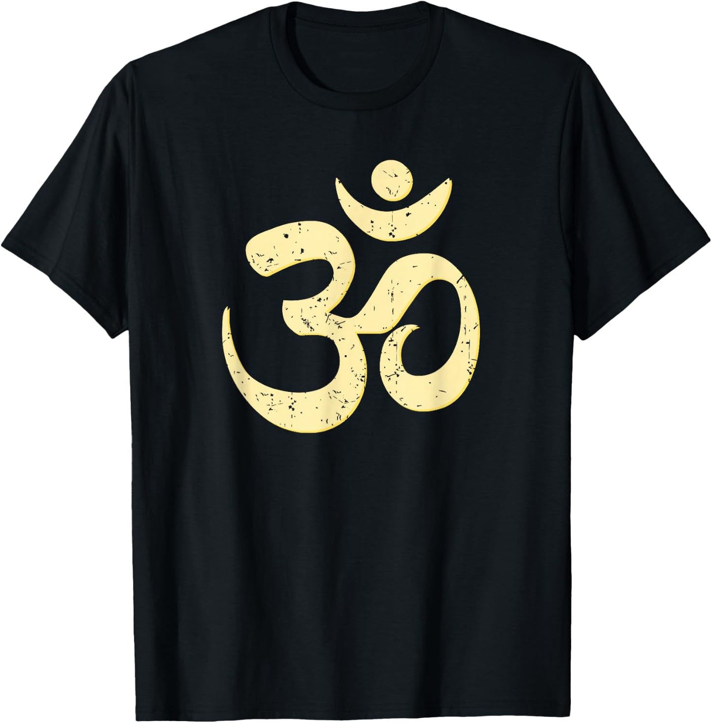 Rich Sphere Om Omkar Aum Symbol Spiritual Yoga Meditation Zen Vintage T-Shirt - T-Shirt | Black