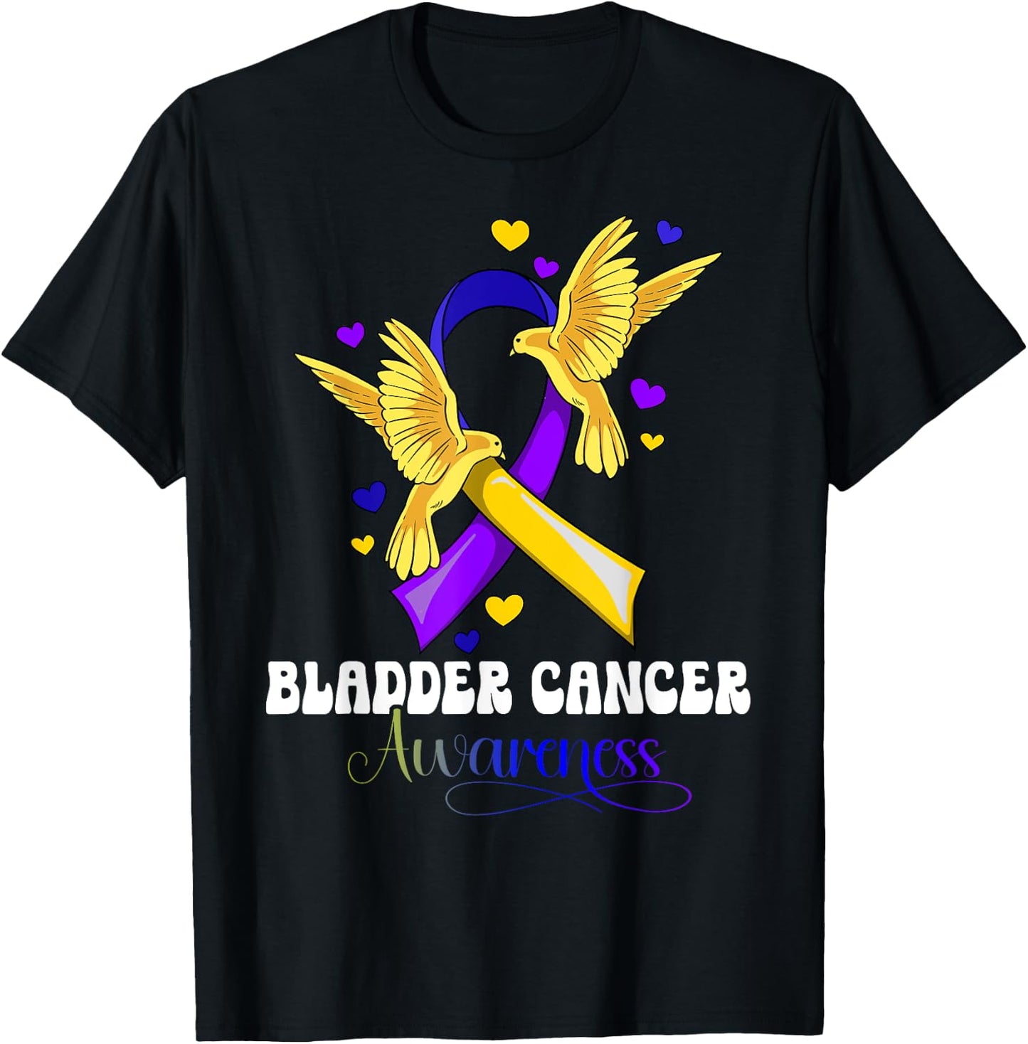 Bladder Cancer Awareness T-Shirt - T-Shirt | Black