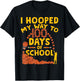 Funny 100 Days Of School 100th Day Of School Basketball T-Shirt - T-Shirt | Black