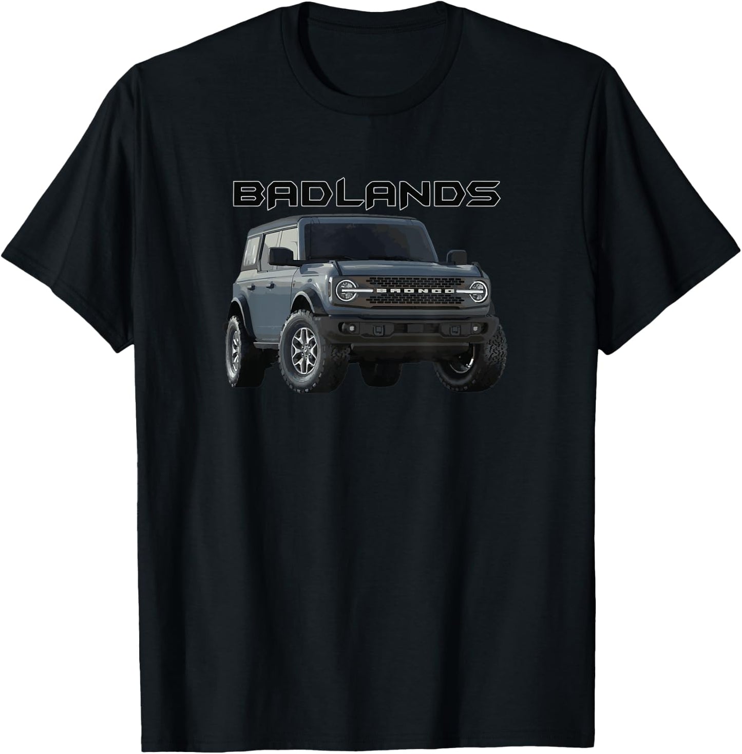 off-road vehicle SUV 4x4 badlands T-Shirt - T-Shirt | Black