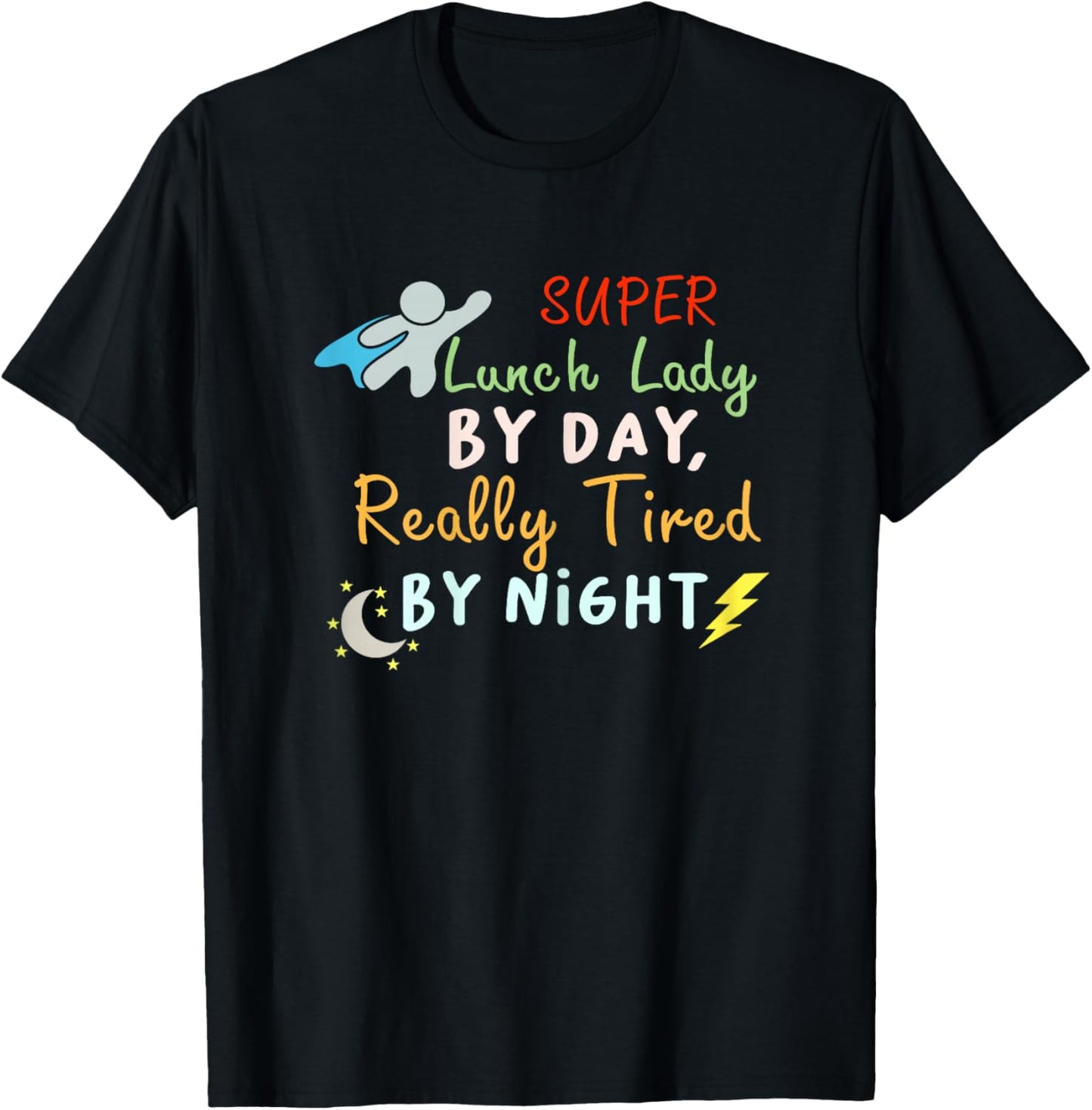 Funny Lunch Lady Cafeteria Worker Life Funny Lunch Ladies T-Shirt - T-Shirt | Black
