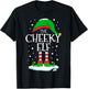 The Cheeky Elf Christmas Family Matching Xmas Group Funny T-Shirt - T-Shirt | Black