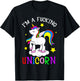 I'm a Fucking Unicorn Halloween Unicorn Costume Women Girls T-Shirt - T-Shirt | Black