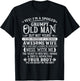 Yes I'm A Spoiled Grumpy Old Man But Not Yours Awesome Wife T-Shirt - T-Shirt | Black