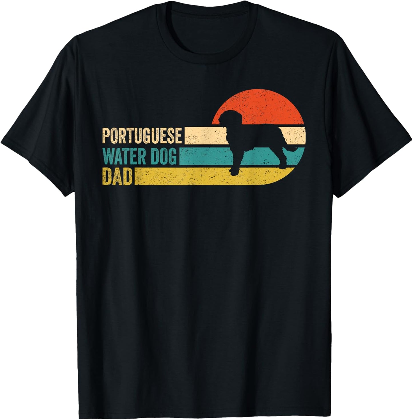 Portuguese Water Dog - Dad Father's Day Pet Dog Breed Pet T-Shirt - T-Shirt | Black