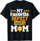 My Favorite Deputy Sheriff Calls Me Mom - Law Enforcement T-Shirt - T-Shirt | Black