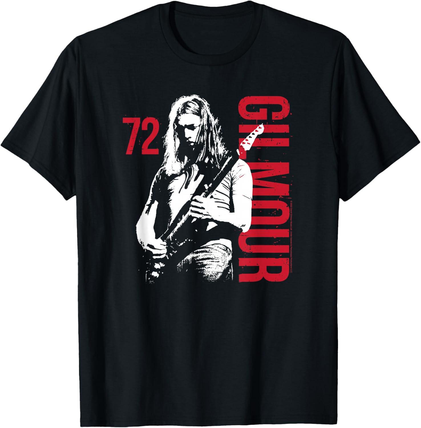 David Gilmour - Gilmour Guitar 72 T-Shirt - T-Shirt | Black