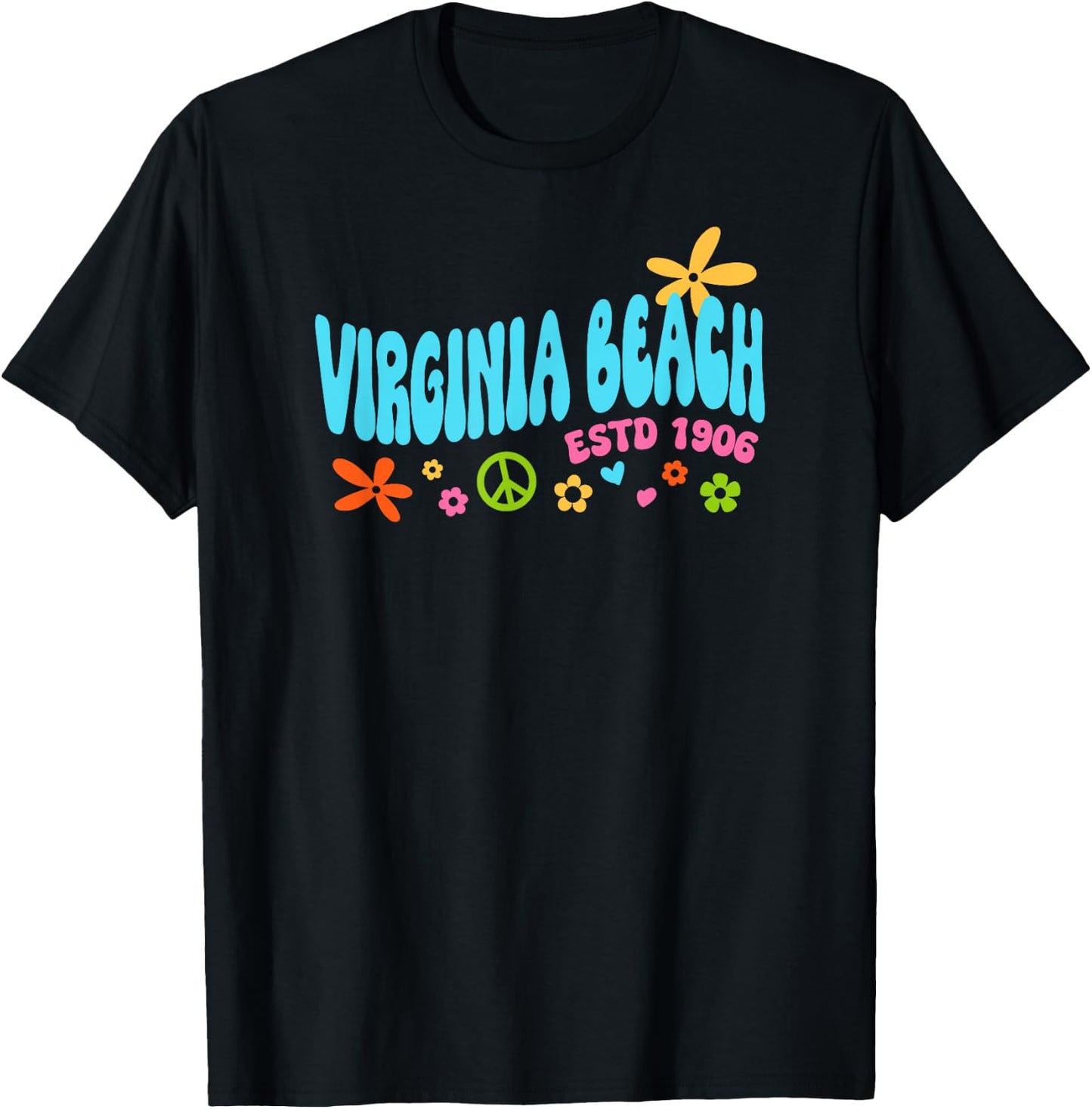 Virginia Beach T-Shirt - T-Shirt | Black