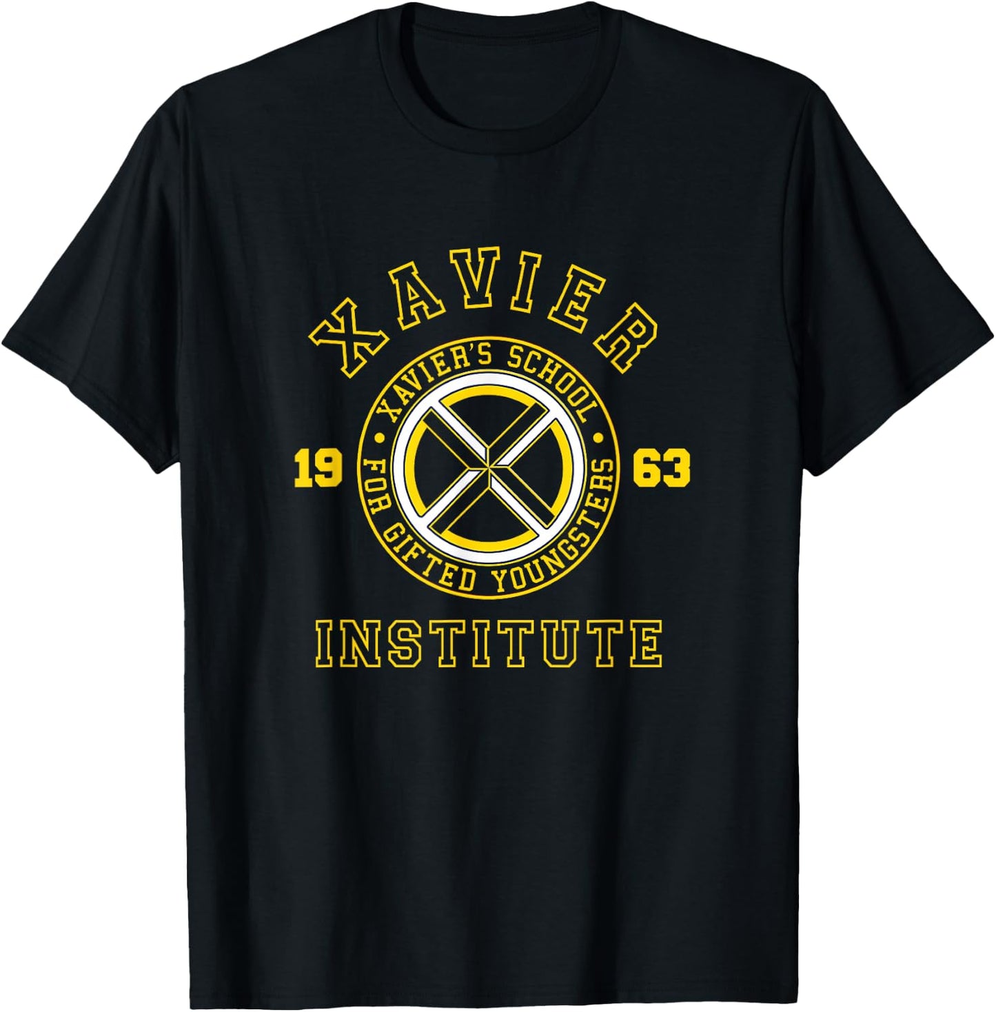 Marvel X-Men Xavier's School for Gifted Youngsters School T-Shirt - T-Shirt | Black