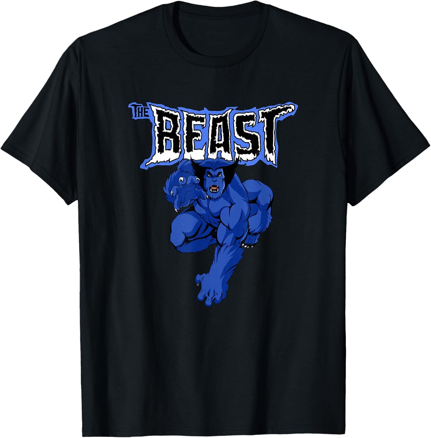 Marvel X-Men The Beast 90's TV Show Portrait T-Shirt - T-Shirt | Black