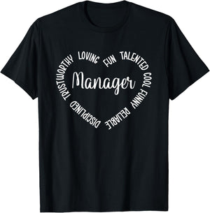 Manager T-Shirt - T-Shirt | Black