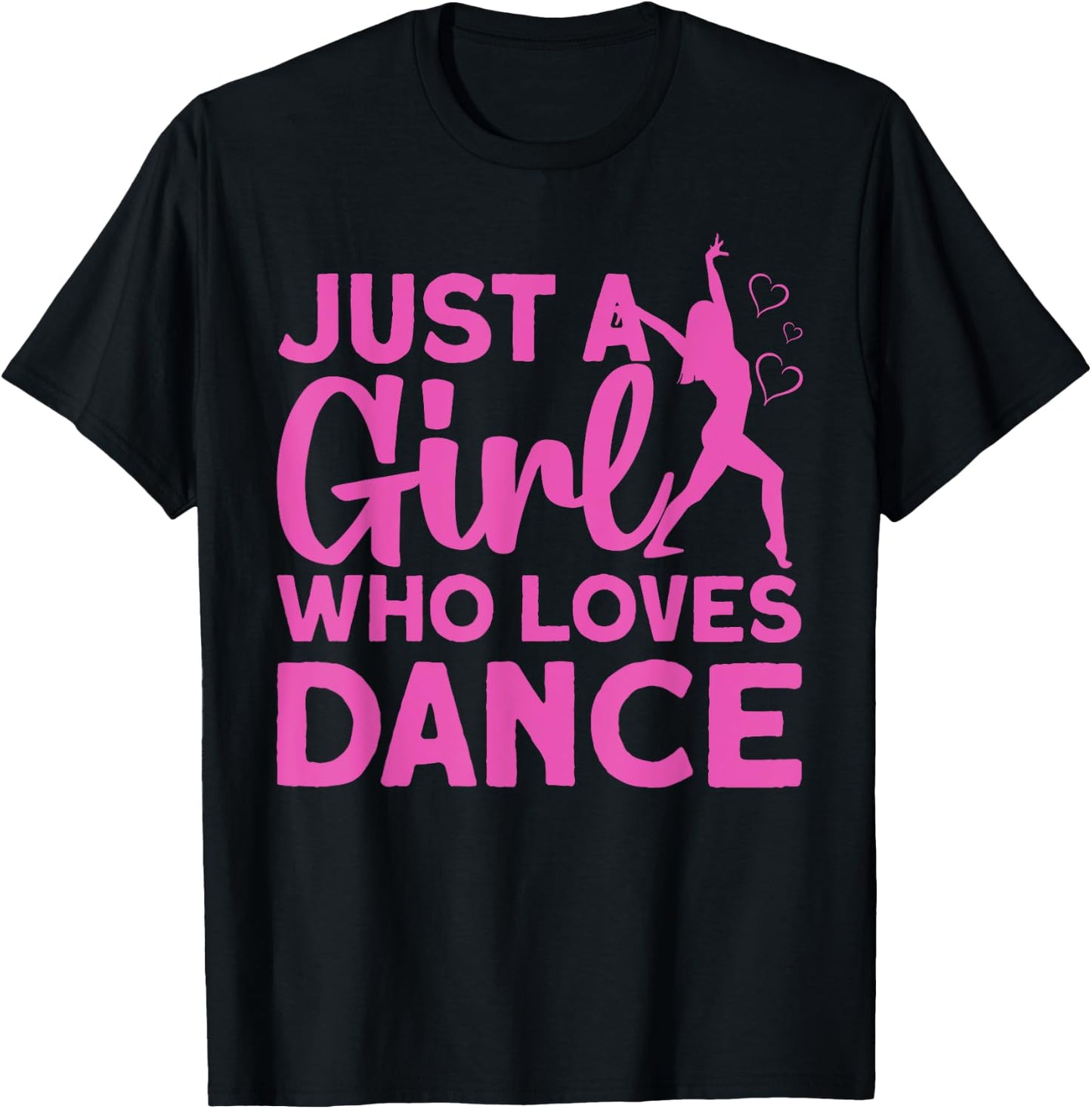 Cool Dance For Girls Women Hip Hop Dancer Ballroom Dancing T-Shirt - T-Shirt | Black