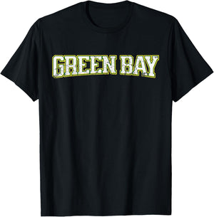 Green Bay city vintage T-Shirt - T-Shirt | Black