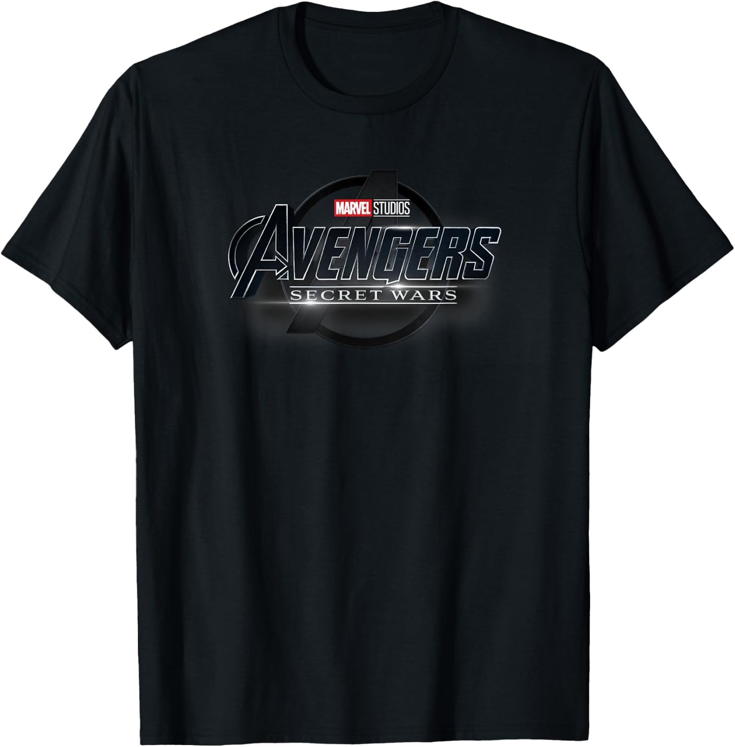 Marvel Studios Avengers: Secret Wars MCU Movie Logo T-Shirt - T-Shirt | Black