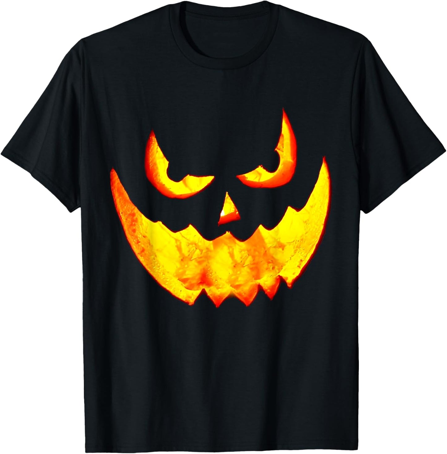 Jack O Lantern Scary Pumpkin Halloween Costume T-Shirt - T-Shirt | Black