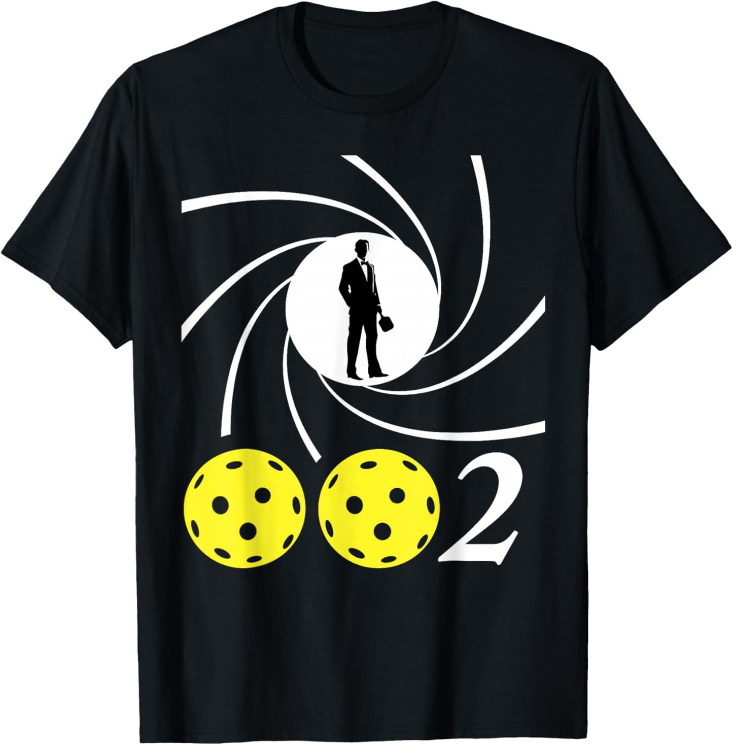 The Pickleball People Black Checkered - Small - Short Sleeve - - Regular Fit - Humorous, Playful, Modern - Father's Day - Fun - Pickleball - 1 Count T-Shirt - T-Shirt | Black
