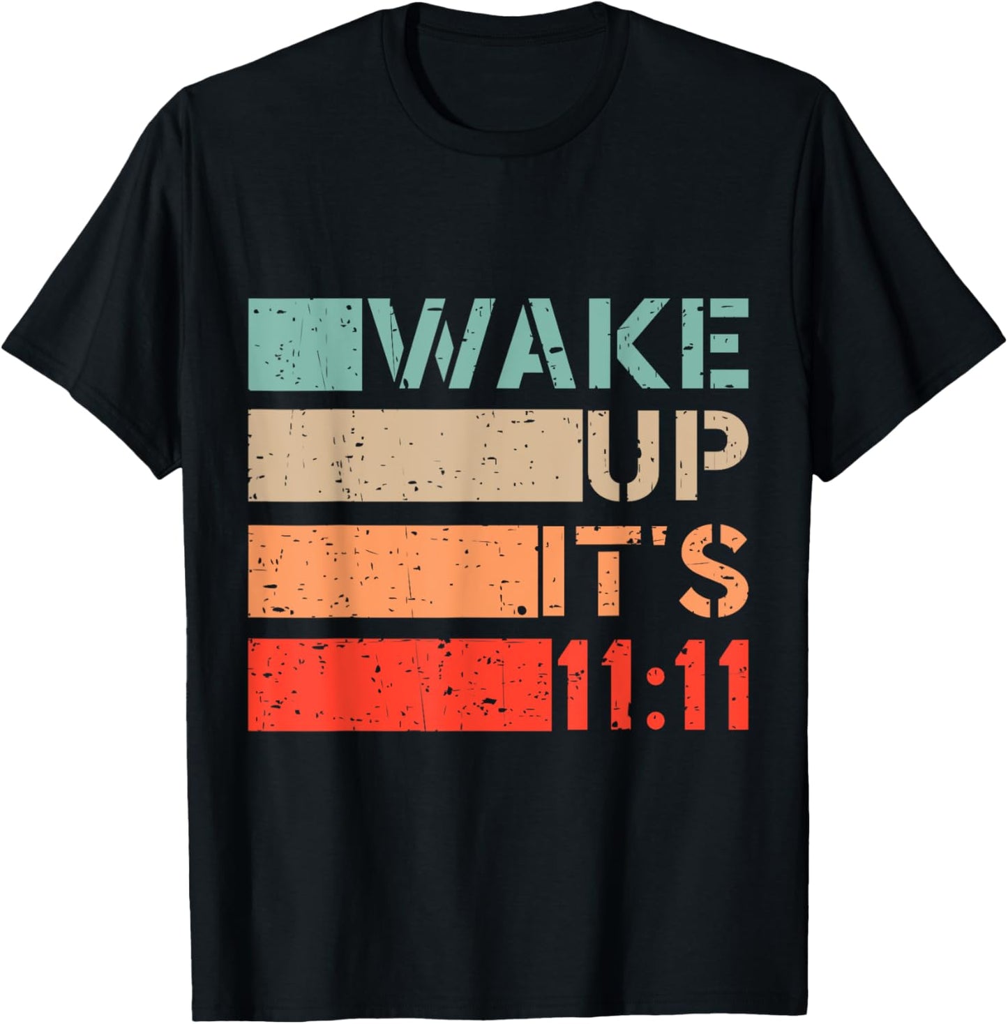 1111 Number Synchronicity Spiritual Awakening manifestation T-Shirt - T-Shirt | Black