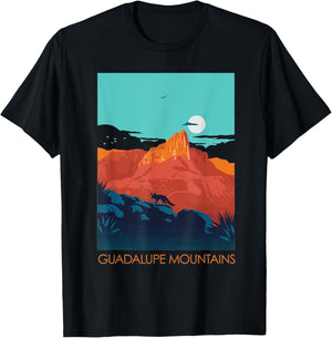 Guadalupe Mountains National Park Texas TX T-Shirt - T-Shirt | Black
