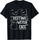 Resting Witch Face Halloween Design T-Shirt - T-Shirt | Black