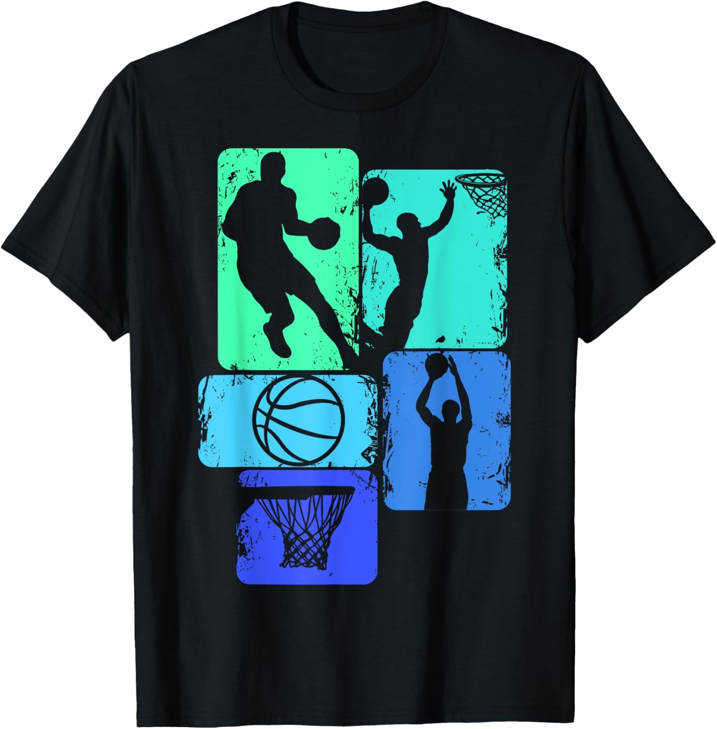 Basketball Player Boys Kids Men T-Shirt - T-Shirt | Black