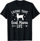 Proud Goat Mama Goat Mom Goat Lover Goat Owner T-Shirt - T-Shirt | Black