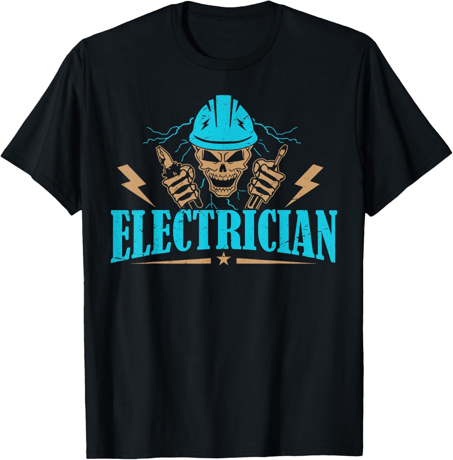 Electrician - Funny Electrician T-Shirt - T-Shirt | Black