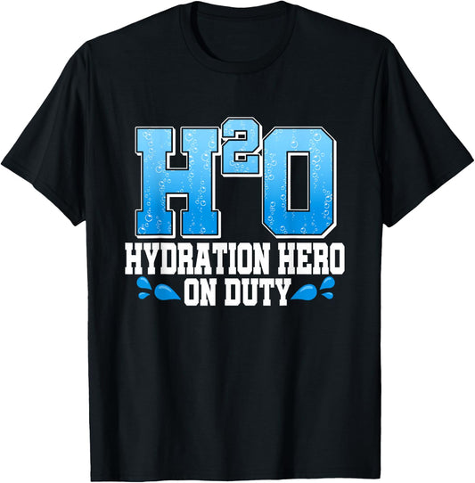 Hydration Specialist Team Manager Football Hydrated Waterboy T-Shirt - T-Shirt | Black