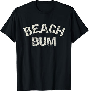 Beach Bum Vacation Beach T-Shirt - T-Shirt | Black