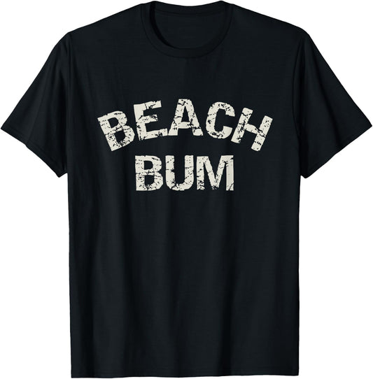 Beach Bum Vacation Beach T-Shirt - T-Shirt | Black