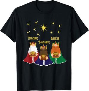 Three Kings Day Epiphany Celebration Christianity T-Shirt - T-Shirt | Black