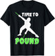 Time to Pound - Workout Fitness for Instructors & Rockers T-Shirt - T-Shirt | Black