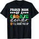 Cute Proud Mom Of A Cookie Dealer Girl Troop Leader T-Shirt - T-Shirt | Black