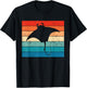 Ocean Animal Scuba Diving Stingray Retro Manta Ray Retro T-Shirt - T-Shirt | Black