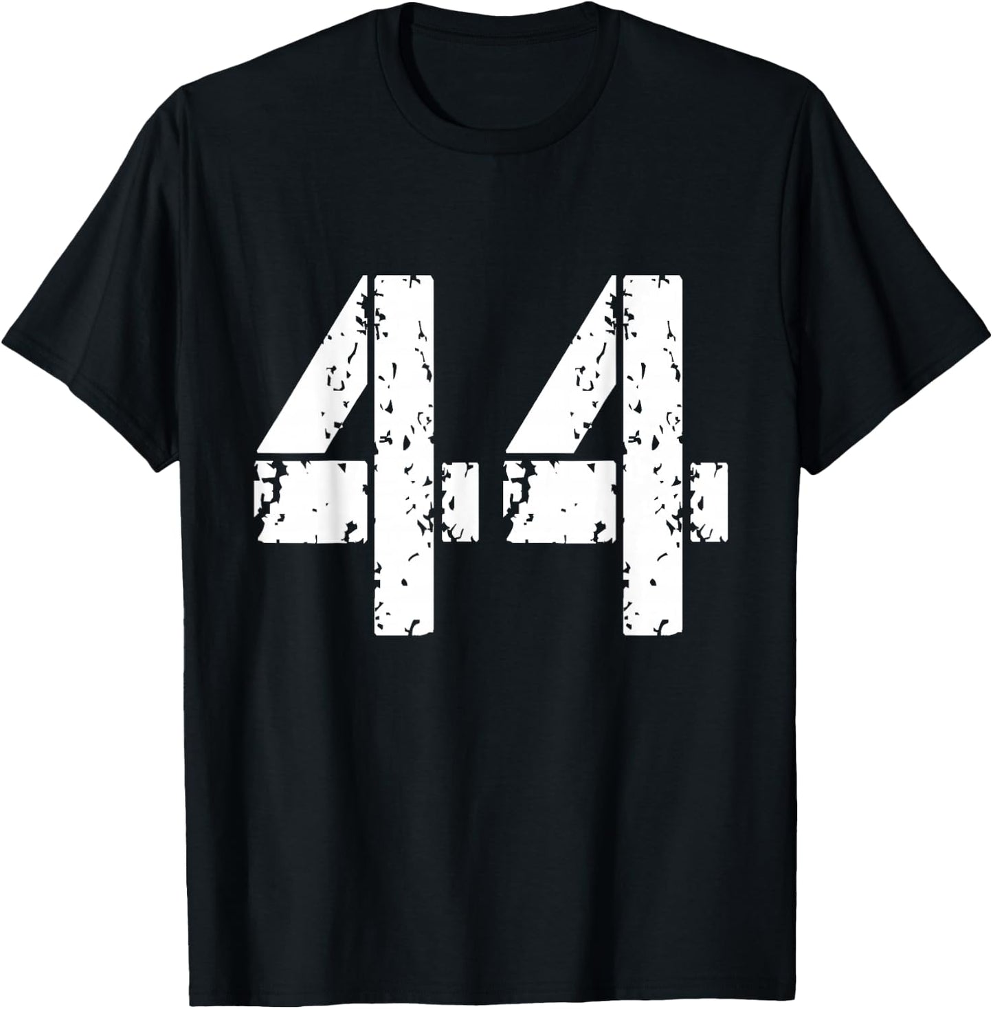 Number 44 Varsity Team - 44th Birthday & 44 Years Old T-Shirt - T-Shirt | Black
