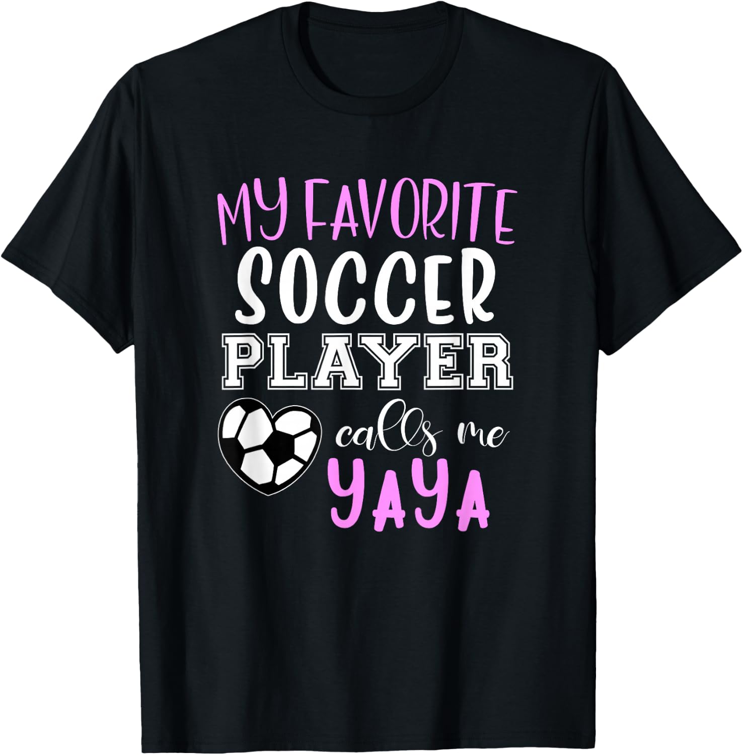 My Favorite Soccer Player Call Me Yaya T-Shirt - T-Shirt | Black
