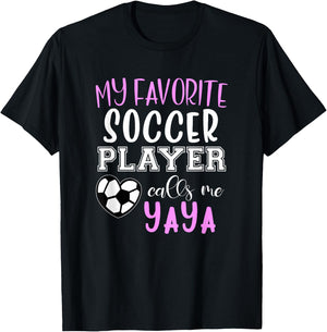 My Favorite Soccer Player Call Me Yaya T-Shirt - T-Shirt | Black