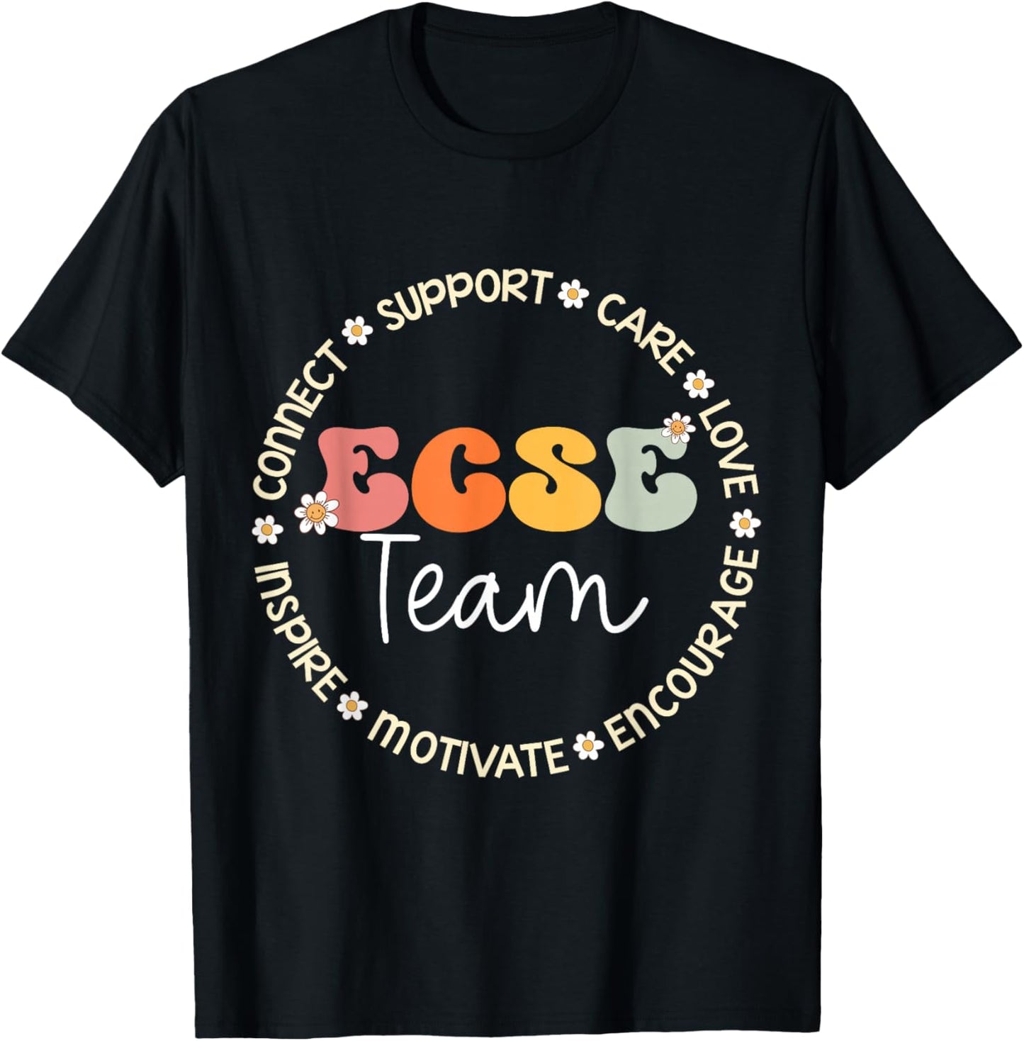 ECSE Team Appreciation Week Back to School T-Shirt - T-Shirt | Black