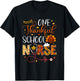 One Thankful School Nurse Thanksgiving Day Nurse Turkey T-Shirt - T-Shirt | Black