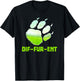Furry DifFurEnt Wolf Dog Paw Furry Fandom Cosplay Men Women Girls Kids T-Shirt - T-Shirt | Black