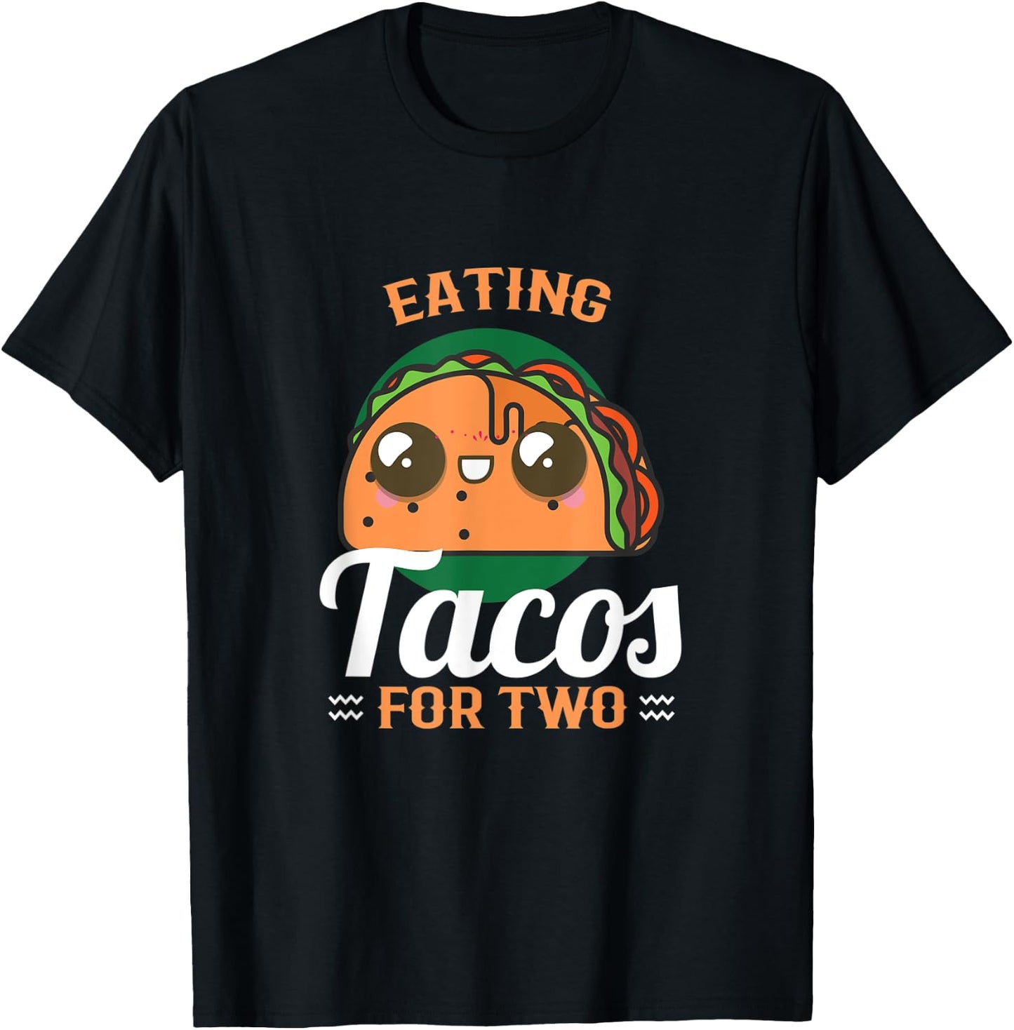 Eating tacos for two Maternity T-Shirt - T-Shirt | Black