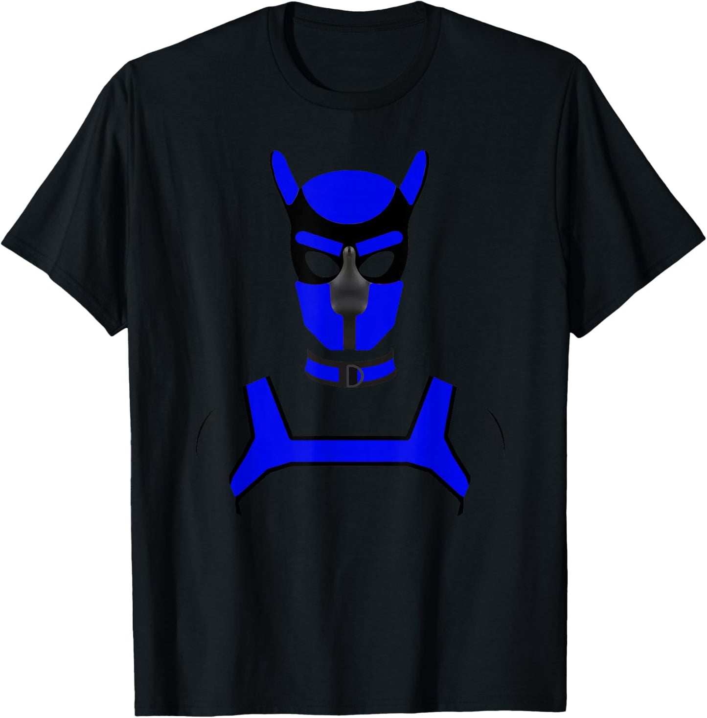 Puppy Play Pups Gay Pride Blue T-Shirt - T-Shirt | Black