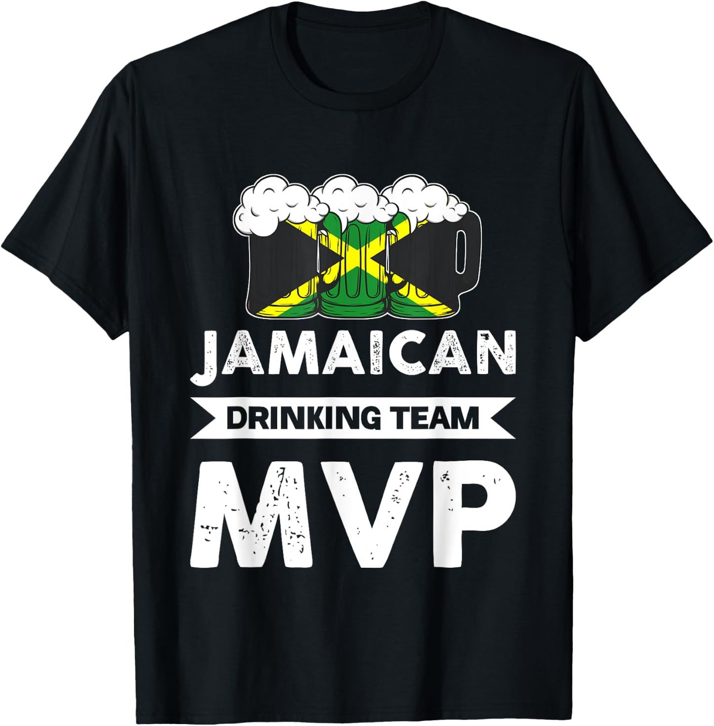 Jamaican Drinking Team MVP Jamaica T-Shirt - T-Shirt | Black