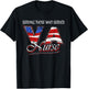 Serving those who served Va nurse veteran nurse T-Shirt - T-Shirt | Black