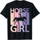 Horse Girl Country Woman Girl HorseBack Rider Equestrian T-Shirt - T-Shirt | Black