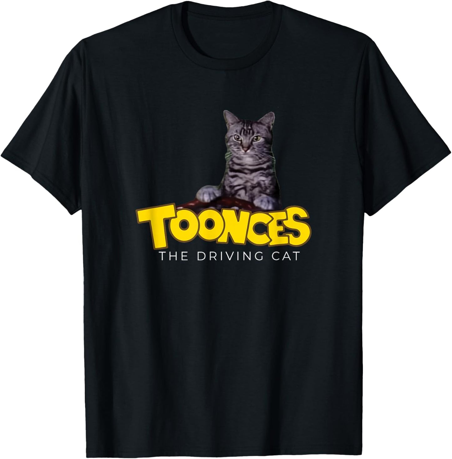 Toonces The Driving Cat T-Shirt - T-Shirt | Black