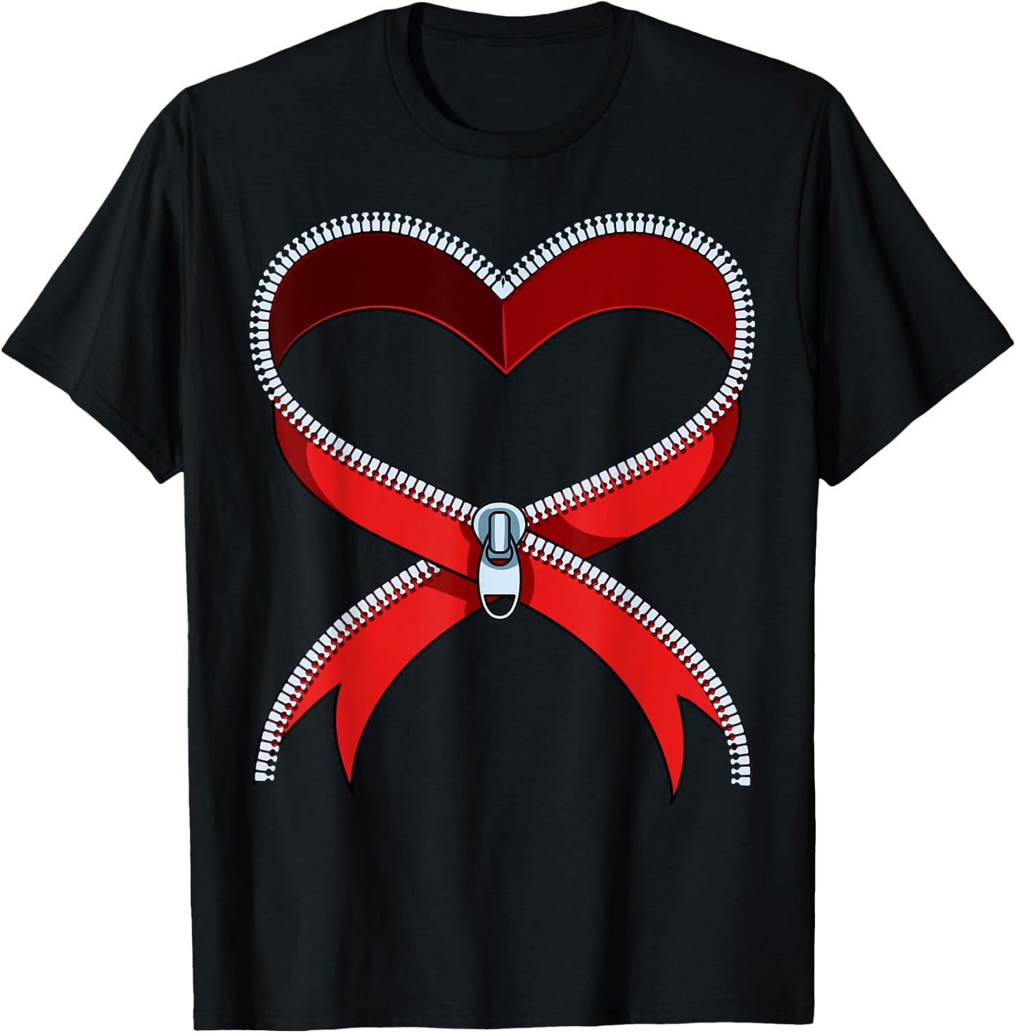 Open Heart Surgery Coronary Diseases Angioplasty Bypass T-Shirt - T-Shirt | Black