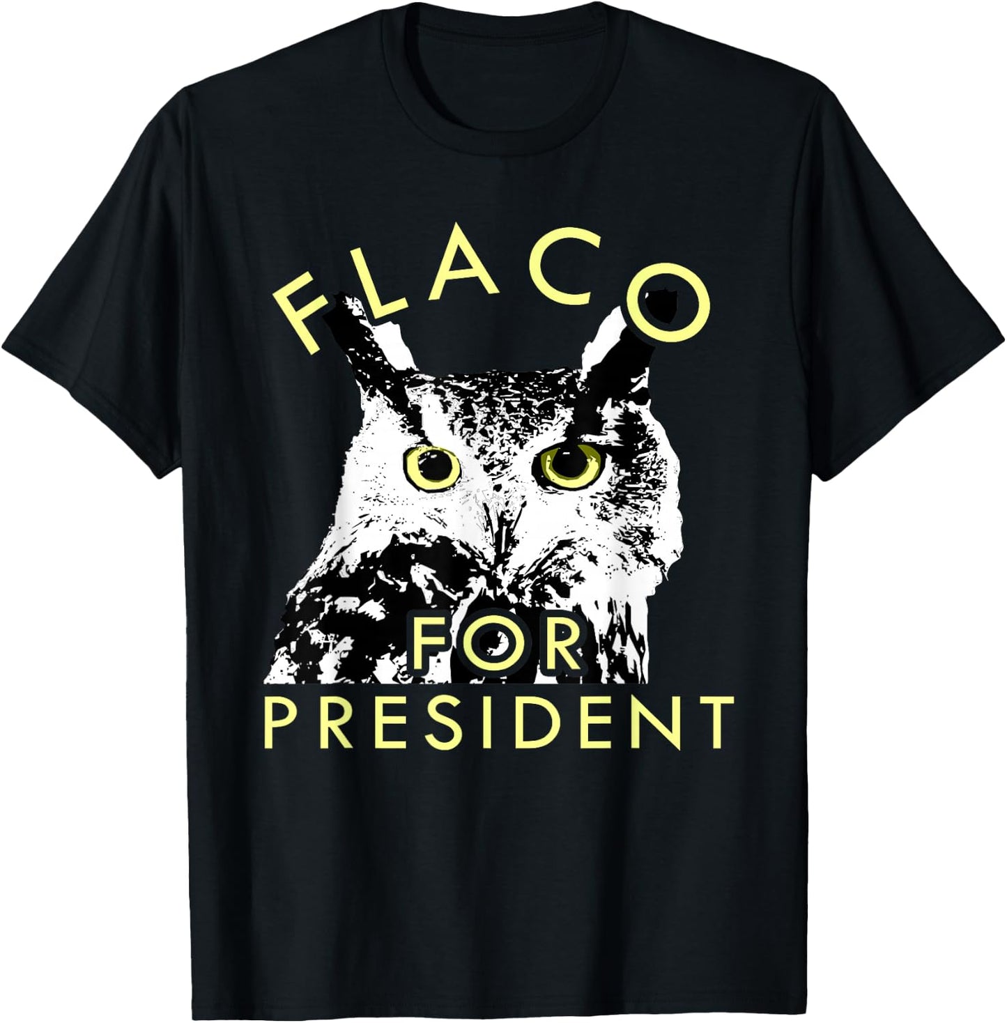 Flaco Owl T-Shirt - T-Shirt | Black