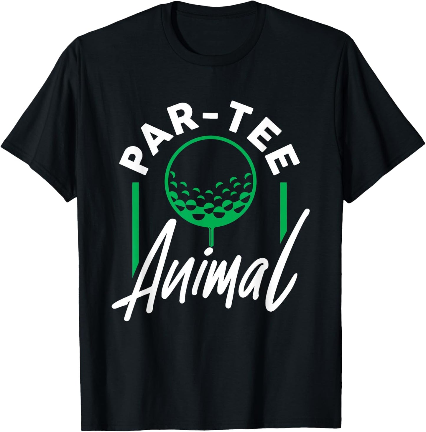 Funny Par- Animal Golf Lover T-Shirt - T-Shirt | Black