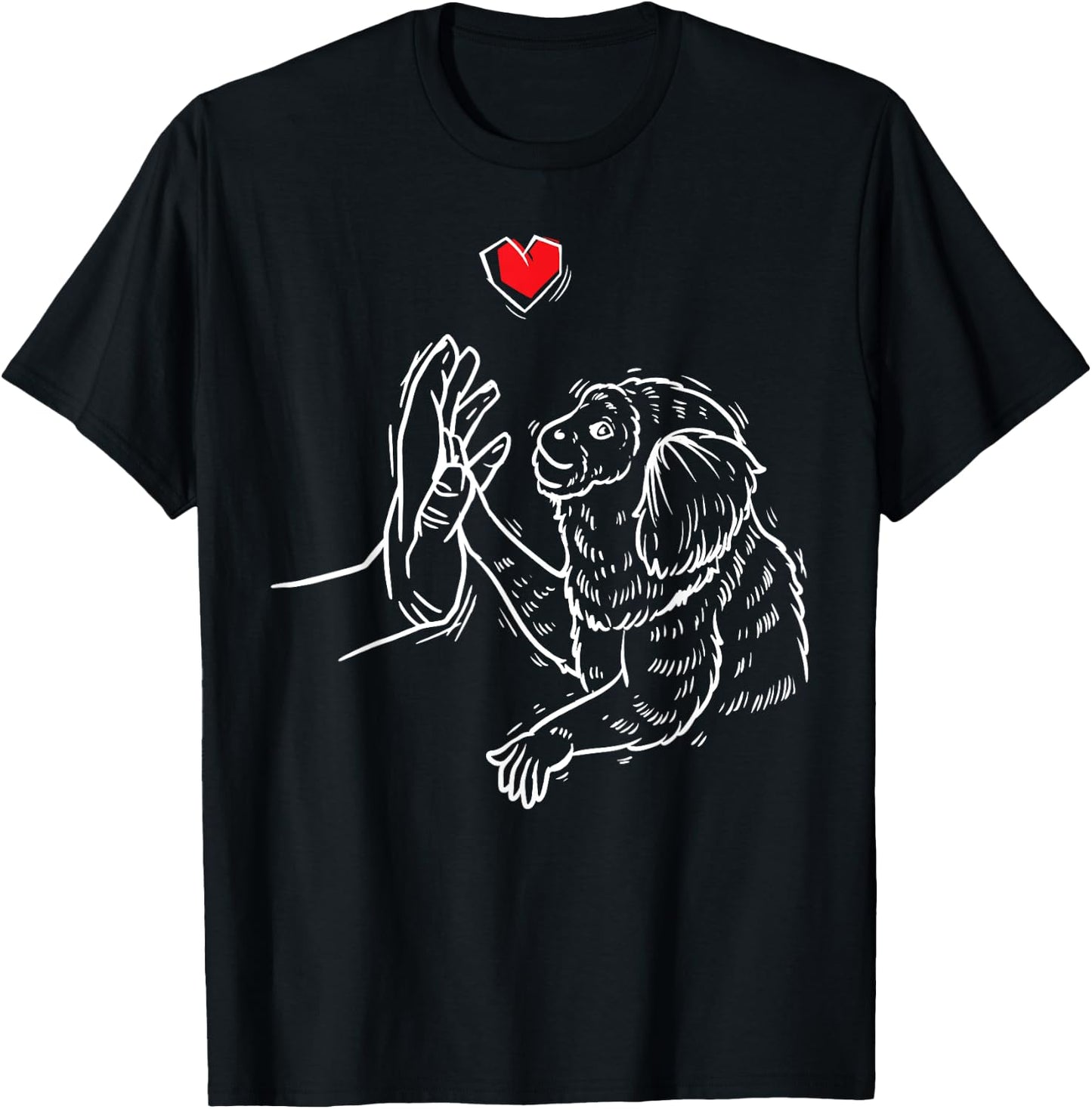 Marmoset Monkey With Hand T-Shirt - T-Shirt | Black